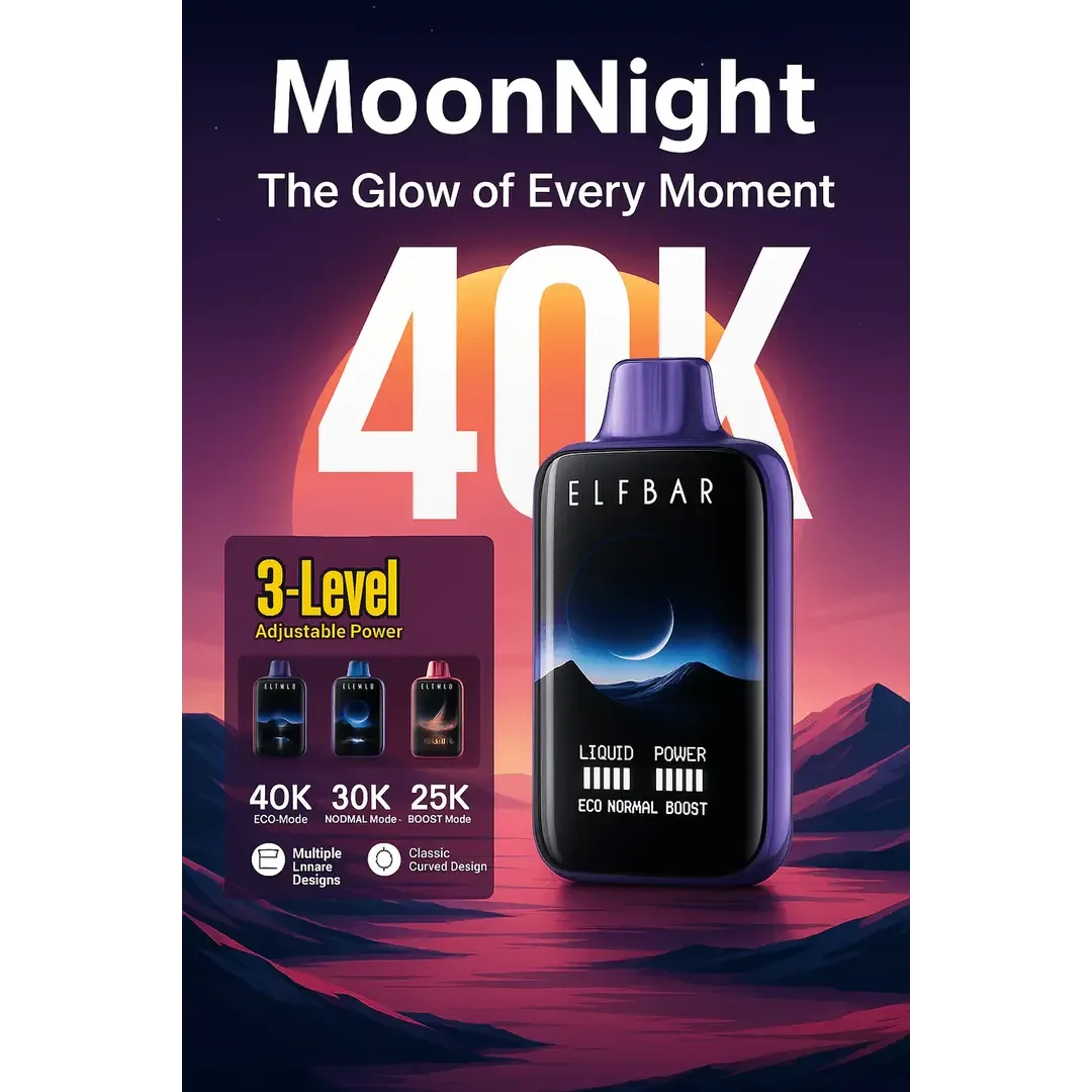Elf Bar Moon Night – Blueberry Raspberry Watermelon - Buy Authentic Vape in Agra - Vape Shop Agra