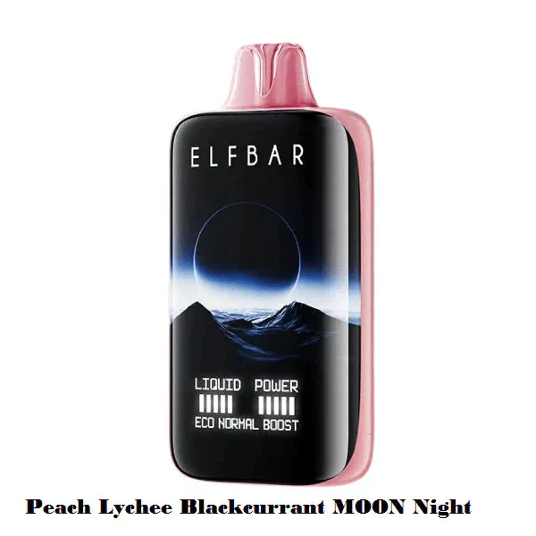 Elf Bar Moonnight 40K – Peach Lychee Blackcurrant 40000 Puffs - Buy Authentic Vape in Agra - Vape Shop Agra