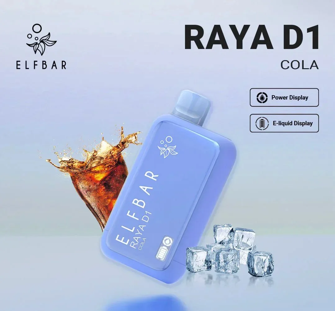 Elf Bar Raya D1 – Cola - Buy Authentic Vape in Agra - Vape Shop Agra