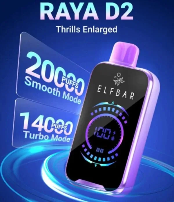 Elf Bar Raya D2 20000 Puffs - Buy Authentic Vape in Agra - Vape Shop Agra
