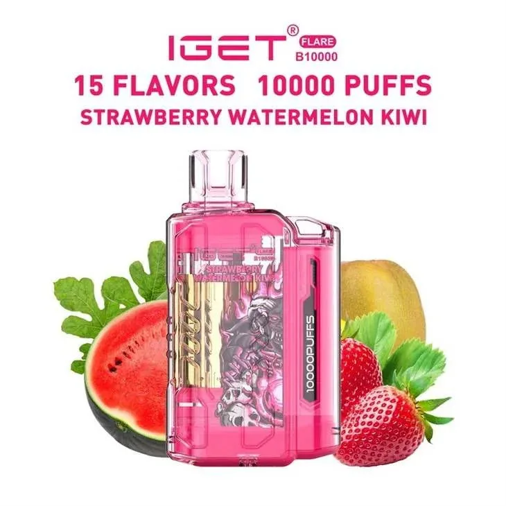Iget Flare B10000 – Strawberry Watermelon Kiwi - Buy Authentic Vape in Agra - Vape Shop Agra
