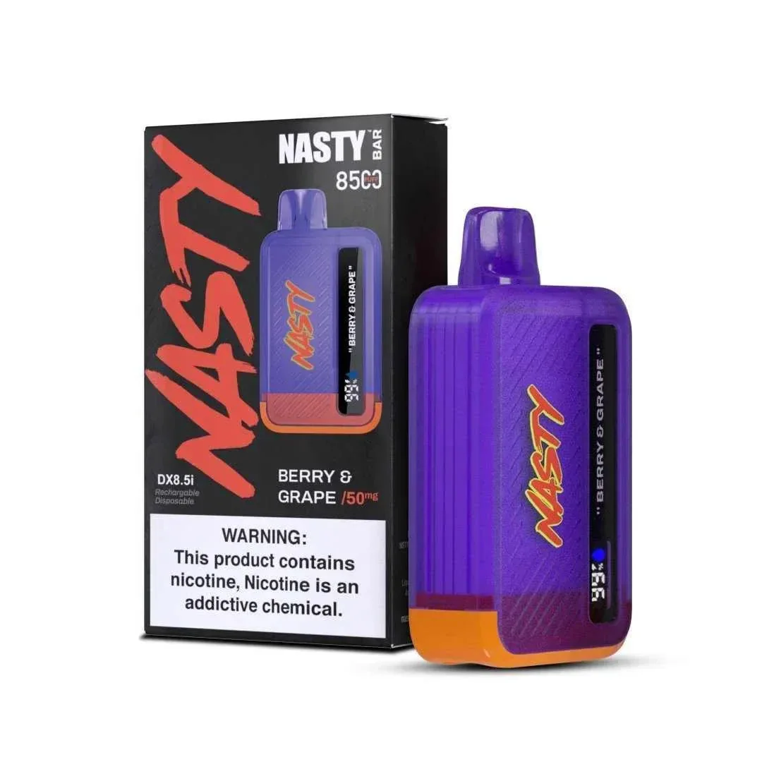 Nasty Bar Berry & Grape – (8500 Puffs) - Buy Authentic Vape in Agra - Vape Shop Agra