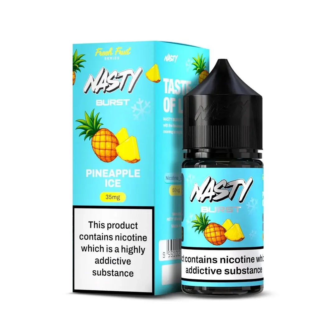 Nasty Burst Nic Salts – Pineapple Ice - Buy Authentic Vape in Agra - Vape Shop Agra