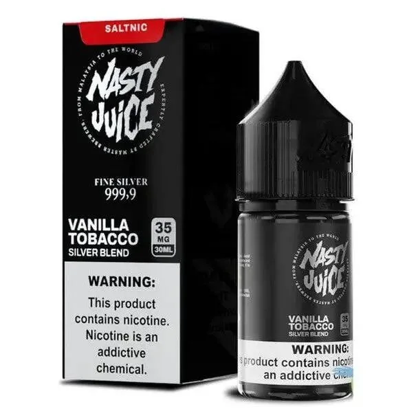 Nasty Nic Salt – Vanilla Tobacco - Buy Authentic Vape in Agra - Vape Shop Agra