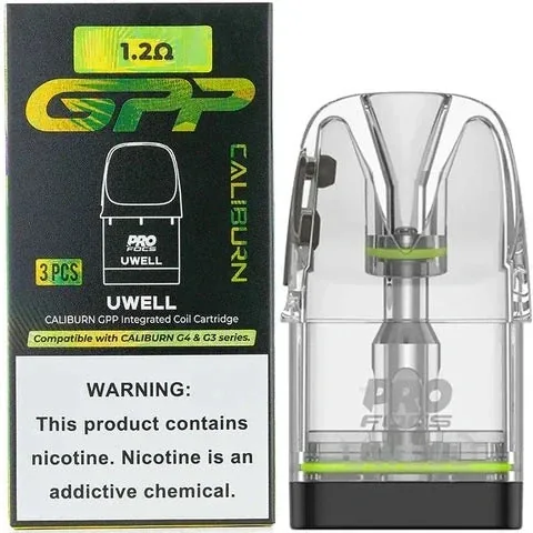 Uwell Caliburn Gpp Replacement Pod (1 2ω) - Buy Authentic Vape in Agra - Vape Shop Agra