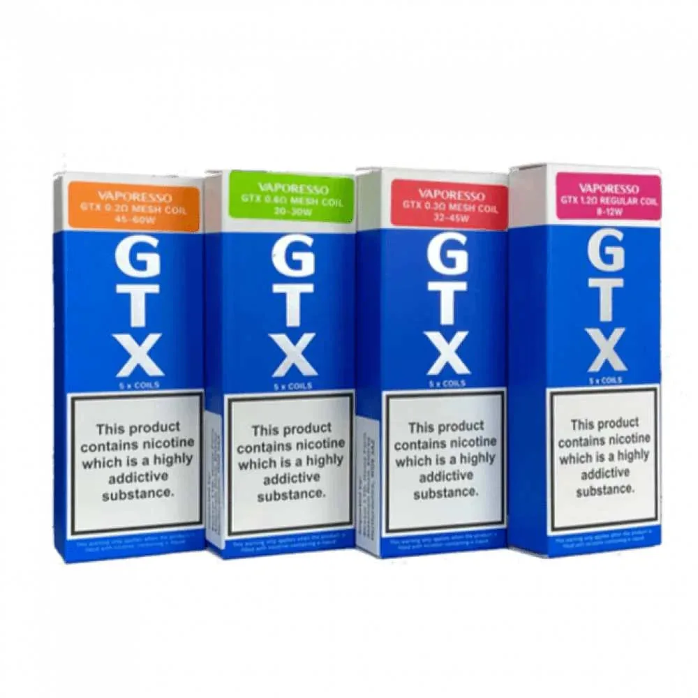 Vaporesso Gtx Replacement Coil Series (5-pack) - Buy Authentic Vape in Agra - Vape Shop Agra